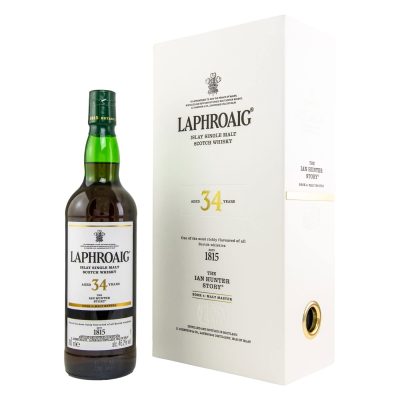 Laphroaig 34 Anos The Ian Hunter Story Book 4 Malt Master 700ml