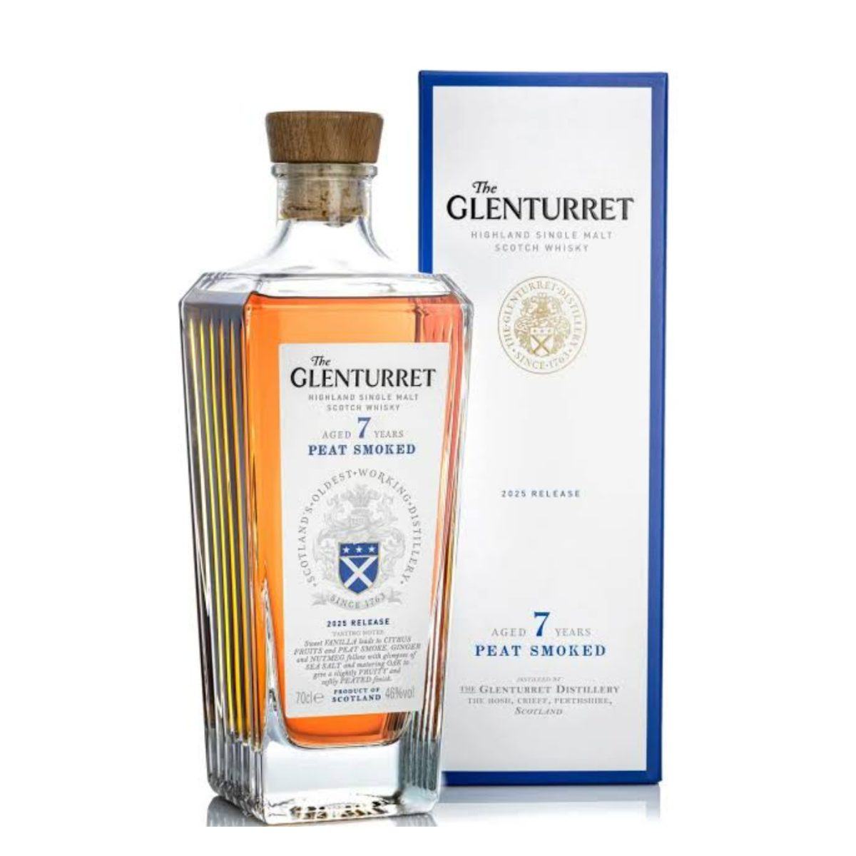 The Glenturret 7 Anos Peat Smoked 2025 Release 700ml
