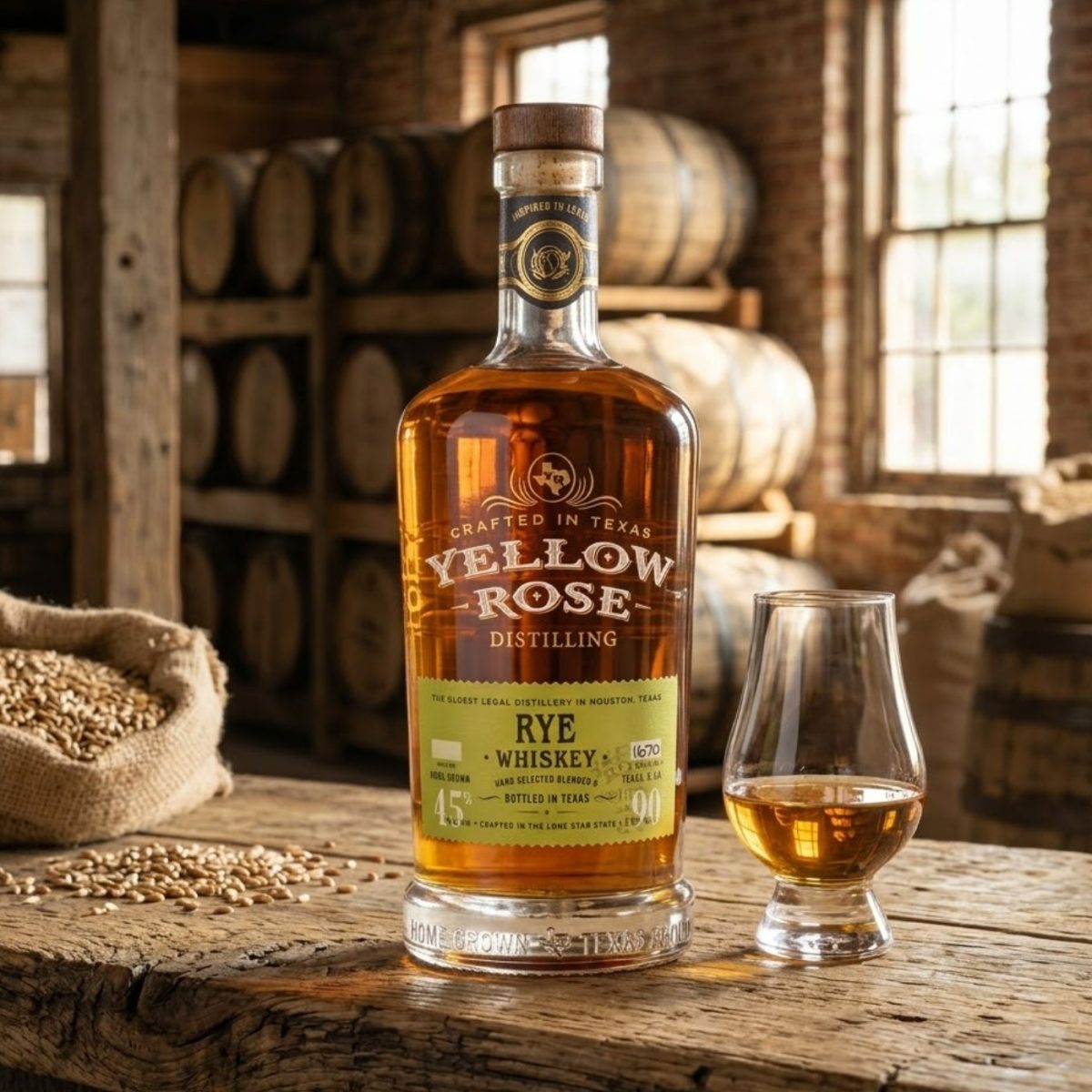Yellow Rose Rye Whiskey 750ml