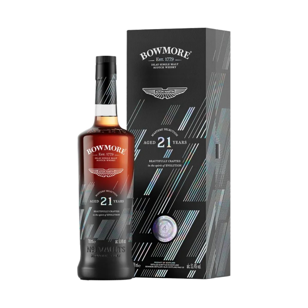 Bowmore 21 Anos Masters' Selection Aston Martin 700ml